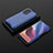 Coque Rebord Contour Silicone et Vitre Transparente Housse Etui 360 Degres AM2 pour Xiaomi Poco F3 5G Bleu