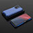 Coque Rebord Contour Silicone et Vitre Transparente Housse Etui 360 Degres AM2 pour Xiaomi Poco X3 GT 5G Bleu