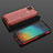 Coque Rebord Contour Silicone et Vitre Transparente Housse Etui 360 Degres AM2 pour Xiaomi Redmi 9 India Rouge