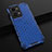 Coque Rebord Contour Silicone et Vitre Transparente Housse Etui 360 Degres AM3 pour OnePlus Nord 2T 5G Bleu