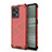 Coque Rebord Contour Silicone et Vitre Transparente Housse Etui 360 Degres AM3 pour Realme 9 4G Rouge