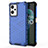 Coque Rebord Contour Silicone et Vitre Transparente Housse Etui 360 Degres AM3 pour Realme 9 5G Bleu