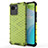 Coque Rebord Contour Silicone et Vitre Transparente Housse Etui 360 Degres AM3 pour Realme C30s Vert