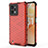 Coque Rebord Contour Silicone et Vitre Transparente Housse Etui 360 Degres AM3 pour Realme C31 Rouge