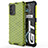 Coque Rebord Contour Silicone et Vitre Transparente Housse Etui 360 Degres AM3 pour Realme GT Master 5G Vert