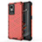 Coque Rebord Contour Silicone et Vitre Transparente Housse Etui 360 Degres AM3 pour Realme GT Neo3 5G Rouge