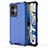 Coque Rebord Contour Silicone et Vitre Transparente Housse Etui 360 Degres AM3 pour Realme Q5 Pro 5G Bleu