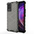 Coque Rebord Contour Silicone et Vitre Transparente Housse Etui 360 Degres AM3 pour Vivo V21 5G Noir