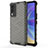 Coque Rebord Contour Silicone et Vitre Transparente Housse Etui 360 Degres AM3 pour Vivo V21e 5G Noir