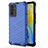 Coque Rebord Contour Silicone et Vitre Transparente Housse Etui 360 Degres AM3 pour Vivo V23e 5G Bleu