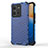 Coque Rebord Contour Silicone et Vitre Transparente Housse Etui 360 Degres AM3 pour Vivo V25 5G Bleu