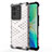 Coque Rebord Contour Silicone et Vitre Transparente Housse Etui 360 Degres AM3 pour Vivo V25 Pro 5G Blanc