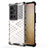 Coque Rebord Contour Silicone et Vitre Transparente Housse Etui 360 Degres AM3 pour Vivo X70 Pro+ Plus 5G Blanc
