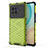 Coque Rebord Contour Silicone et Vitre Transparente Housse Etui 360 Degres AM3 pour Vivo X80 5G Vert