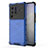 Coque Rebord Contour Silicone et Vitre Transparente Housse Etui 360 Degres AM3 pour Vivo X80 Pro 5G Bleu