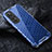 Coque Rebord Contour Silicone et Vitre Transparente Housse Etui 360 Degres AM3 pour Xiaomi Mi 10S 5G Bleu