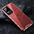 Coque Rebord Contour Silicone et Vitre Transparente Housse Etui 360 Degres AM3 pour Xiaomi Redmi K50 Pro 5G Rouge