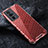 Coque Rebord Contour Silicone et Vitre Transparente Housse Etui 360 Degres AM3 pour Xiaomi Redmi K60 5G Rouge