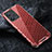 Coque Rebord Contour Silicone et Vitre Transparente Housse Etui 360 Degres AM3 pour Xiaomi Redmi Note 12 Explorer Rouge