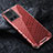 Coque Rebord Contour Silicone et Vitre Transparente Housse Etui 360 Degres AM4 pour OnePlus 10R 5G Rouge