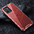 Coque Rebord Contour Silicone et Vitre Transparente Housse Etui 360 Degres AM4 pour Realme 10 5G Rouge