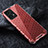 Coque Rebord Contour Silicone et Vitre Transparente Housse Etui 360 Degres AM4 pour Realme 9 Pro+ Plus 5G Rouge