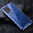 Coque Rebord Contour Silicone et Vitre Transparente Housse Etui 360 Degres AM4 pour Vivo iQOO 7 Legend 5G Bleu