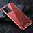 Coque Rebord Contour Silicone et Vitre Transparente Housse Etui 360 Degres AM4 pour Vivo iQOO Z6x Rouge