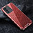 Coque Rebord Contour Silicone et Vitre Transparente Housse Etui 360 Degres AM4 pour Vivo V23 5G Rouge