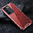 Coque Rebord Contour Silicone et Vitre Transparente Housse Etui 360 Degres AM4 pour Vivo V27e 5G Rouge