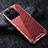 Coque Rebord Contour Silicone et Vitre Transparente Housse Etui 360 Degres AM4 pour Xiaomi Mi 14 5G Rouge