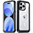 Coque Rebord Contour Silicone et Vitre Transparente Housse Etui 360 Degres avec Mag-Safe Magnetic Magnetique AC1 pour Apple iPhone 13 Pro Max Petit