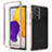 Coque Rebord Contour Silicone et Vitre Transparente Housse Etui 360 Degres JX1 pour Samsung Galaxy A72 5G Or Rose