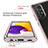 Coque Rebord Contour Silicone et Vitre Transparente Housse Etui 360 Degres JX1 pour Samsung Galaxy A72 5G Petit