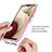 Coque Rebord Contour Silicone et Vitre Transparente Housse Etui 360 Degres JX1 pour Samsung Galaxy F12 Petit