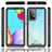 Coque Rebord Contour Silicone et Vitre Transparente Housse Etui 360 Degres JX2 pour Samsung Galaxy A52 4G Petit