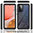 Coque Rebord Contour Silicone et Vitre Transparente Housse Etui 360 Degres JX2 pour Samsung Galaxy A72 4G Petit