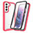 Coque Rebord Contour Silicone et Vitre Transparente Housse Etui 360 Degres M01 pour Samsung Galaxy S21 FE 5G Petit