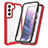 Coque Rebord Contour Silicone et Vitre Transparente Housse Etui 360 Degres M01 pour Samsung Galaxy S21 FE 5G Petit