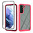 Coque Rebord Contour Silicone et Vitre Transparente Housse Etui 360 Degres M02 pour Samsung Galaxy S21 Plus 5G Petit