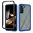 Coque Rebord Contour Silicone et Vitre Transparente Housse Etui 360 Degres M02 pour Samsung Galaxy S24 5G Petit