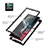 Coque Rebord Contour Silicone et Vitre Transparente Housse Etui 360 Degres M03 pour Samsung Galaxy S21 Ultra 5G Petit