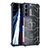 Coque Rebord Contour Silicone et Vitre Transparente Housse Etui 360 Degres M06 pour Samsung Galaxy S21 5G Bleu