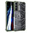 Coque Rebord Contour Silicone et Vitre Transparente Housse Etui 360 Degres M06 pour Samsung Galaxy S22 5G Petit