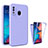 Coque Rebord Contour Silicone et Vitre Transparente Housse Etui 360 Degres MJ1 pour Samsung Galaxy A20 Petit