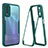 Coque Rebord Contour Silicone et Vitre Transparente Housse Etui 360 Degres MJ1 pour Vivo Y11s Petit