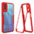 Coque Rebord Contour Silicone et Vitre Transparente Housse Etui 360 Degres MJ1 pour Vivo Y12G Petit