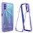 Coque Rebord Contour Silicone et Vitre Transparente Housse Etui 360 Degres MJ1 pour Vivo Y12G Petit