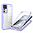 Coque Rebord Contour Silicone et Vitre Transparente Housse Etui 360 Degres MJ1 pour Xiaomi Mi 12T 5G Violet
