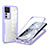 Coque Rebord Contour Silicone et Vitre Transparente Housse Etui 360 Degres MJ1 pour Xiaomi Mi 12T Pro 5G Violet